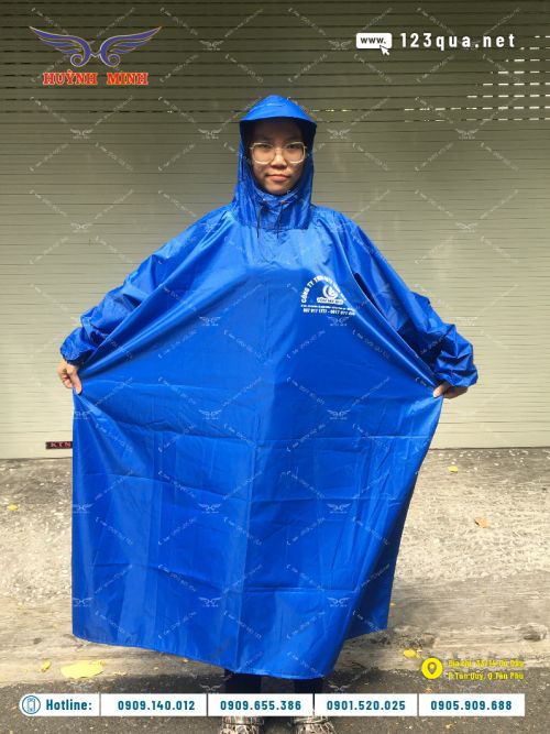 áo mưa bít hông dáng dài
