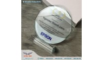 Kỷ niệm chương tròn pha lê  EPSON