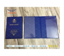 BÌA KẸP CHỨNG CHỈ BẰNG DA