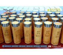 BÌNH GIỮ NHIỆT GỖ KHẮC LASER