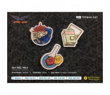 CỞ SỞ LÀM HUY HIỆU CÀI ÁO (HUY HIỆU MICA GIÁ RẺ)