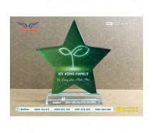 Kỷ niệm chương pha lê - ngôi sao xanh lá