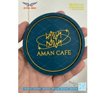 Lót ly cao su - Aman cafe