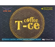 Lót ly vải nỉ - T-Ice coffee