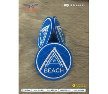 Lót ly vải nỉ - Beach