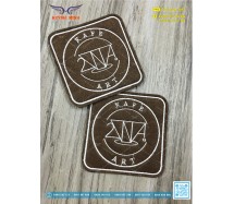 Lót ly vải nỉ - Art Kafe