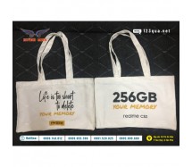 Túi canvas ngang - Realme