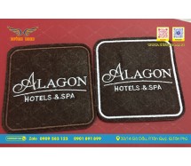 Lót ly vải nỉ - Alagon Hotel & Spa